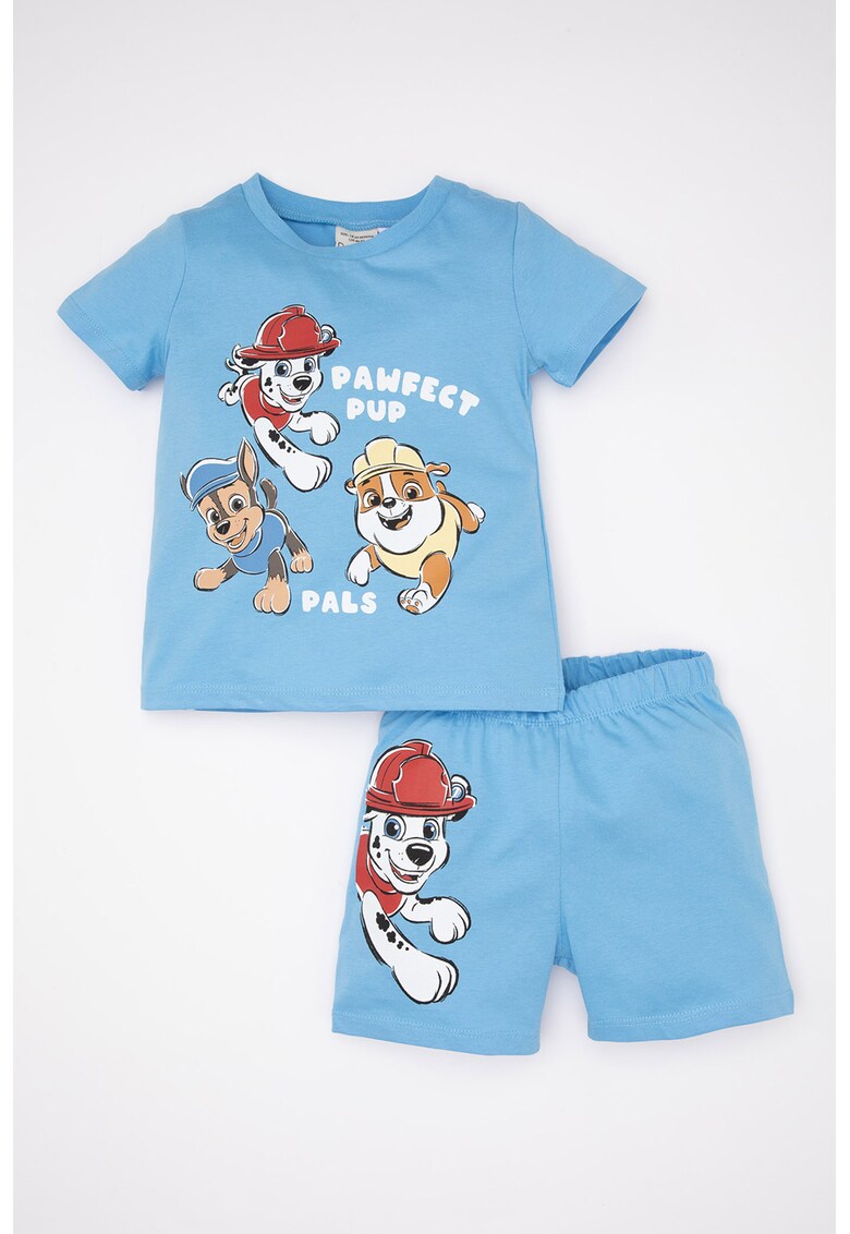 Set de tricou si pantaloni scurti cu Paw Patrol - 2 piese