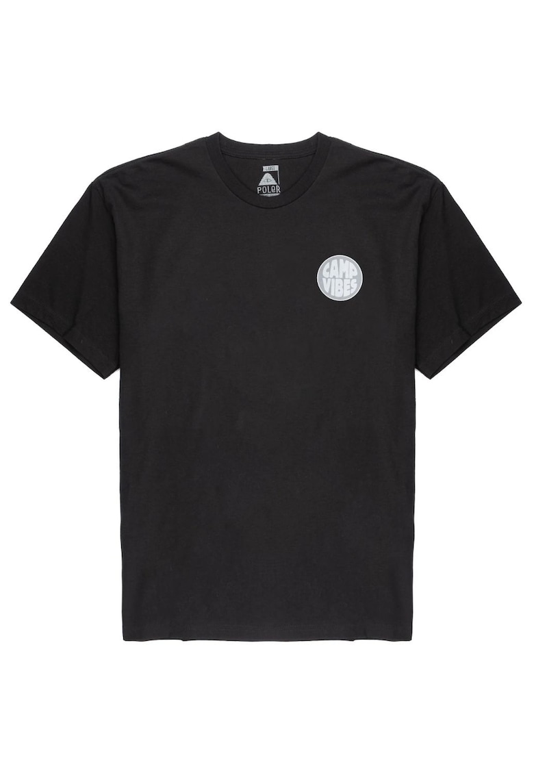 Poler Tricou pentru barbati - Bumbac - Negru