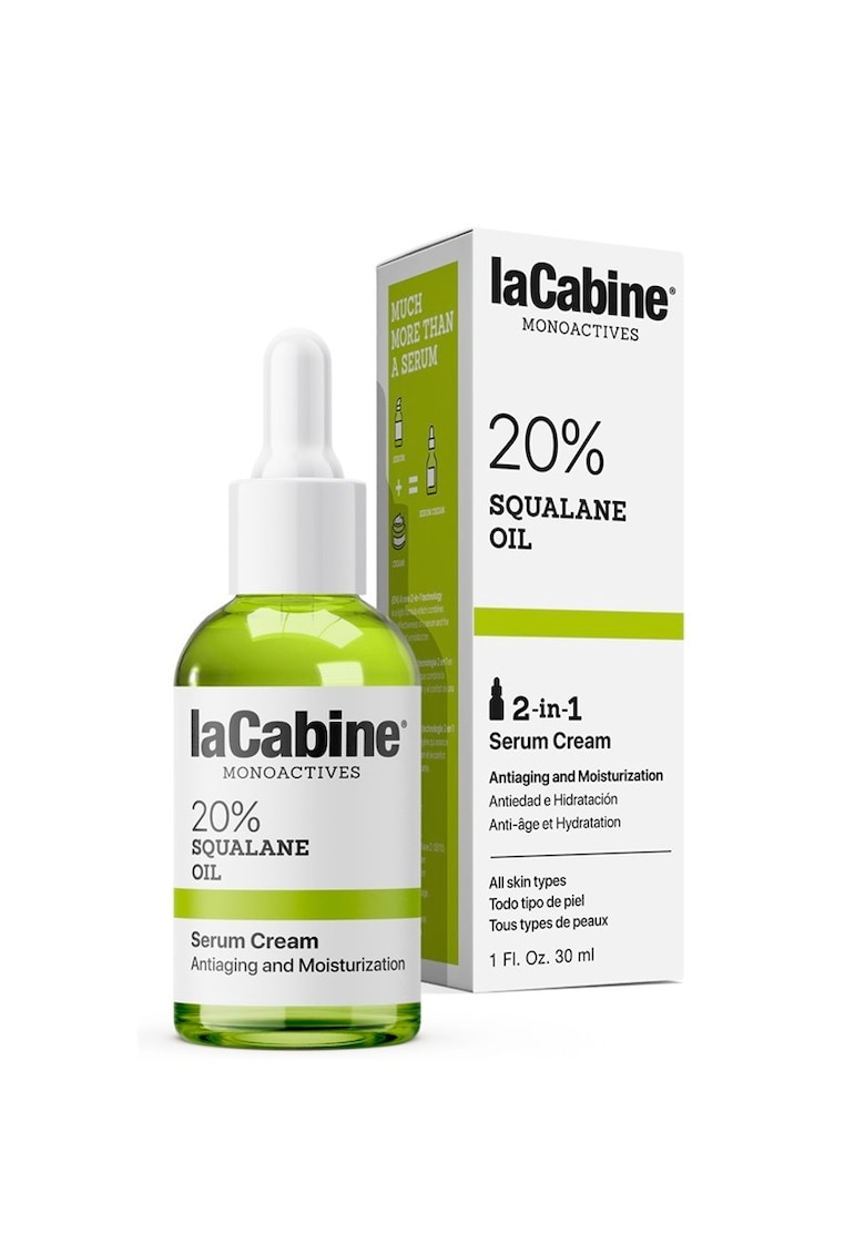 Ser-crema 2 in 1 - 20% Squalane Oil Monoactives  30 ml