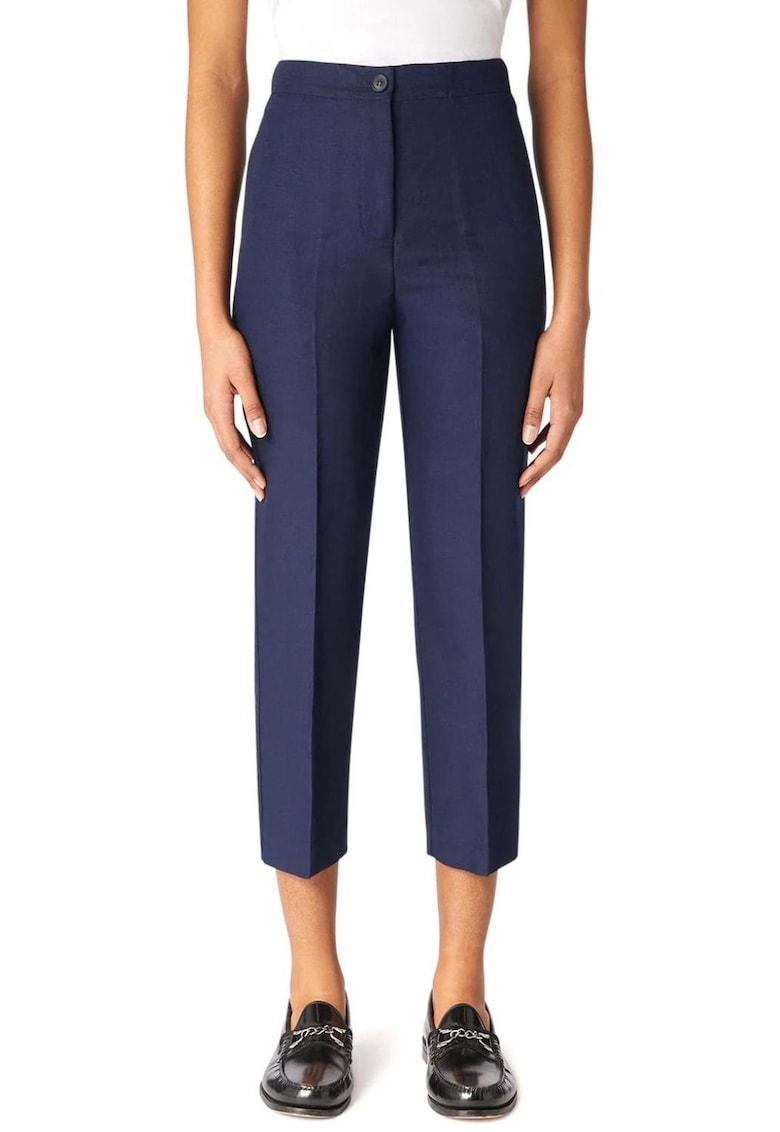 Pantaloni dama - In/Viscoza - Bleumarin - Bleumarin