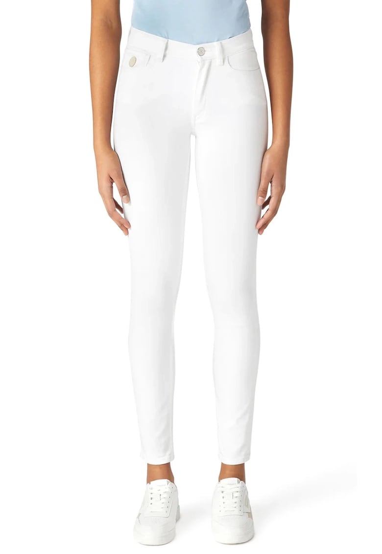 Blugi dama - Bumbac/Poliester - Alb