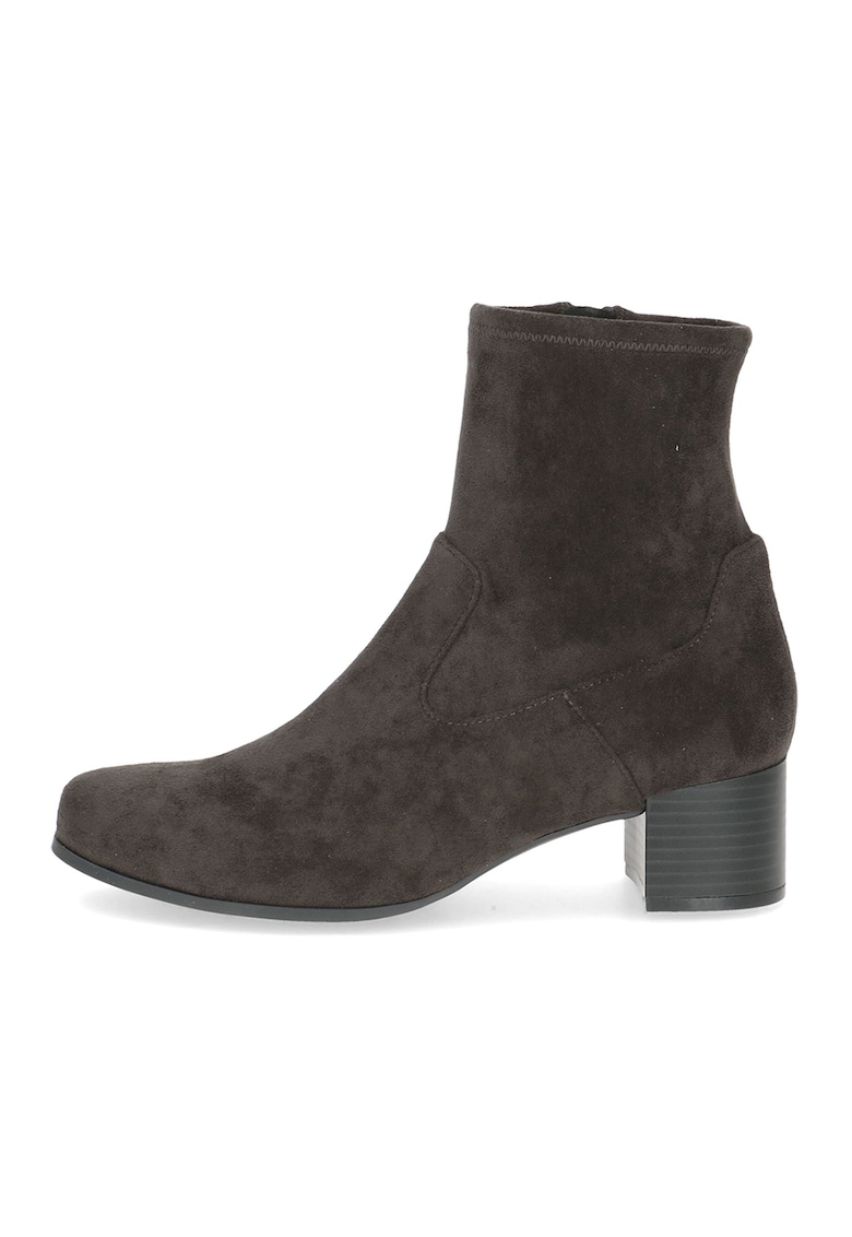 Botine cu toc - Gri inchis