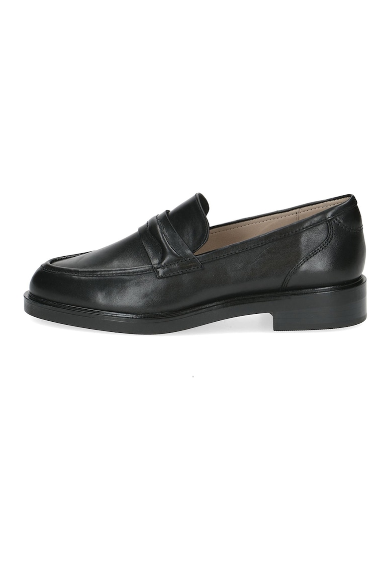 Pantofi loafer uni de piele