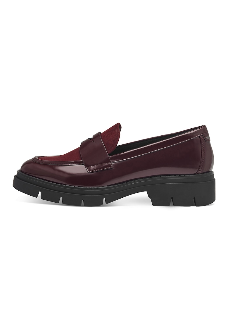 Pantofi loafer cu toc masiv