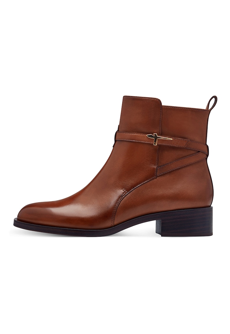 Ghete de piele - Maro cognac