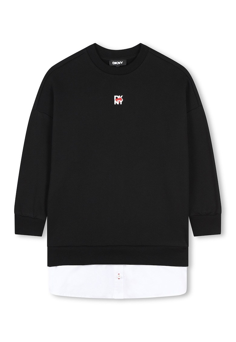 Rochie-bluza de trening cu maneci cazute