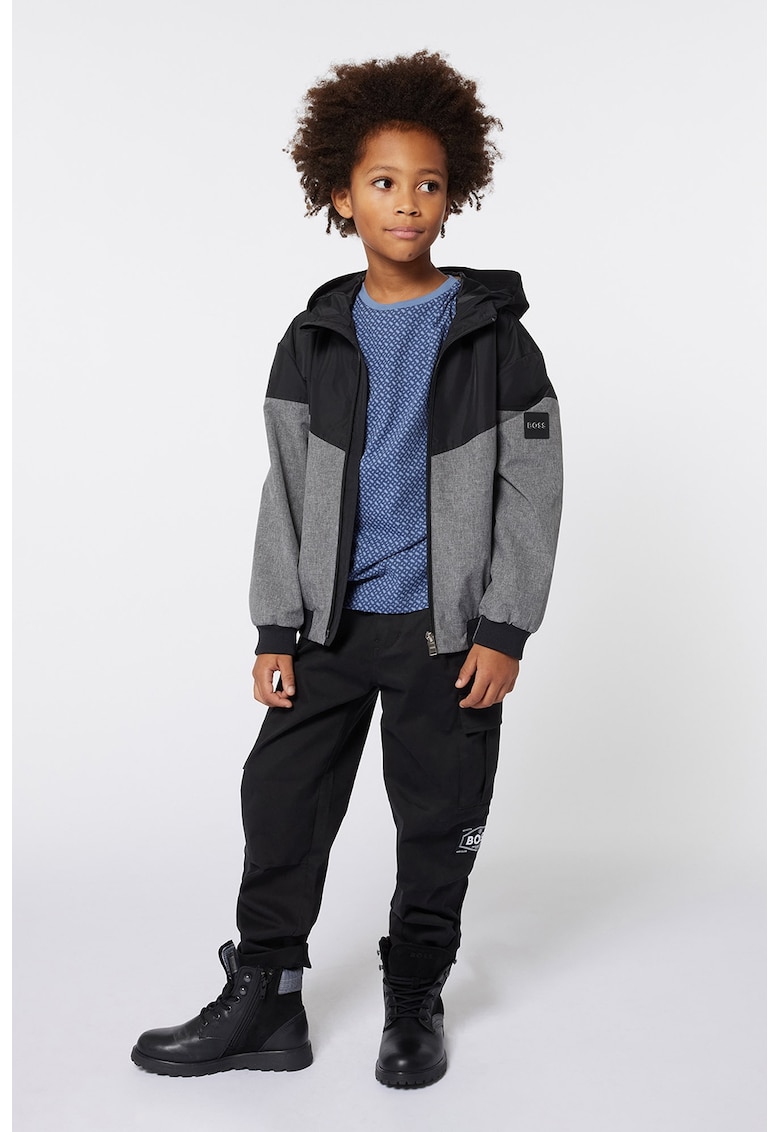 Tricou cu imprimeu grafic - Albastru inchis