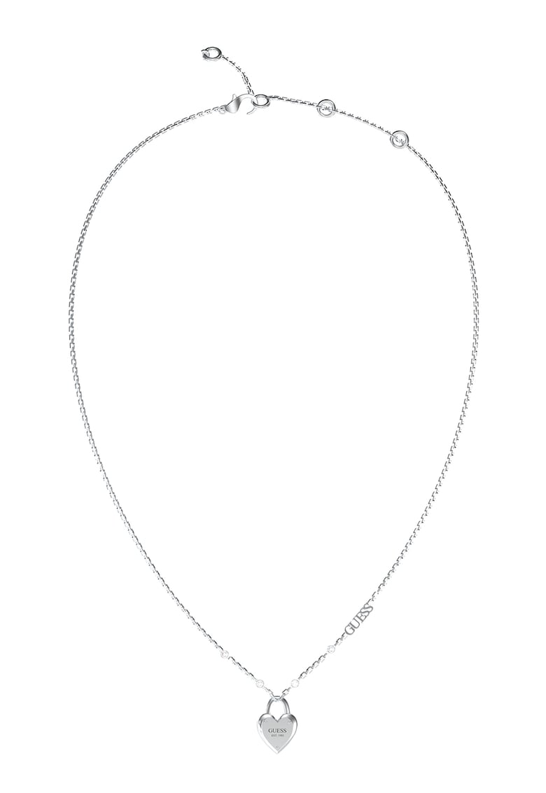 Colier din otel inoxidabil placat cu aur si decorat cu pandantiv inima