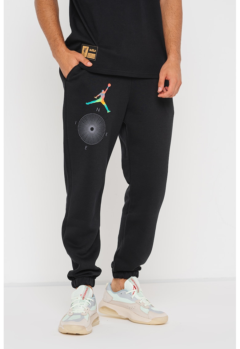 Pantaloni de trening relaxed fit cu buzunare oblice Jordan