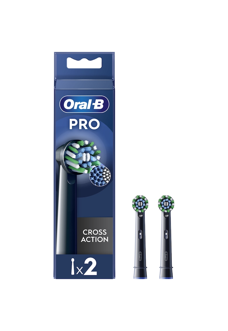 Rezerve periuta de dinti electrica Pro Cross Action Negru.