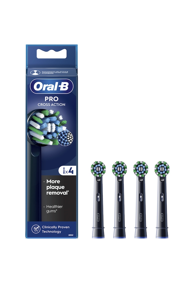 Rezerve periuta de dinti electrica Pro Cross Action Negru.