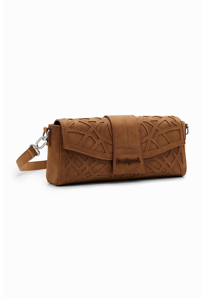 Geanta crossbody de garnituri cusute