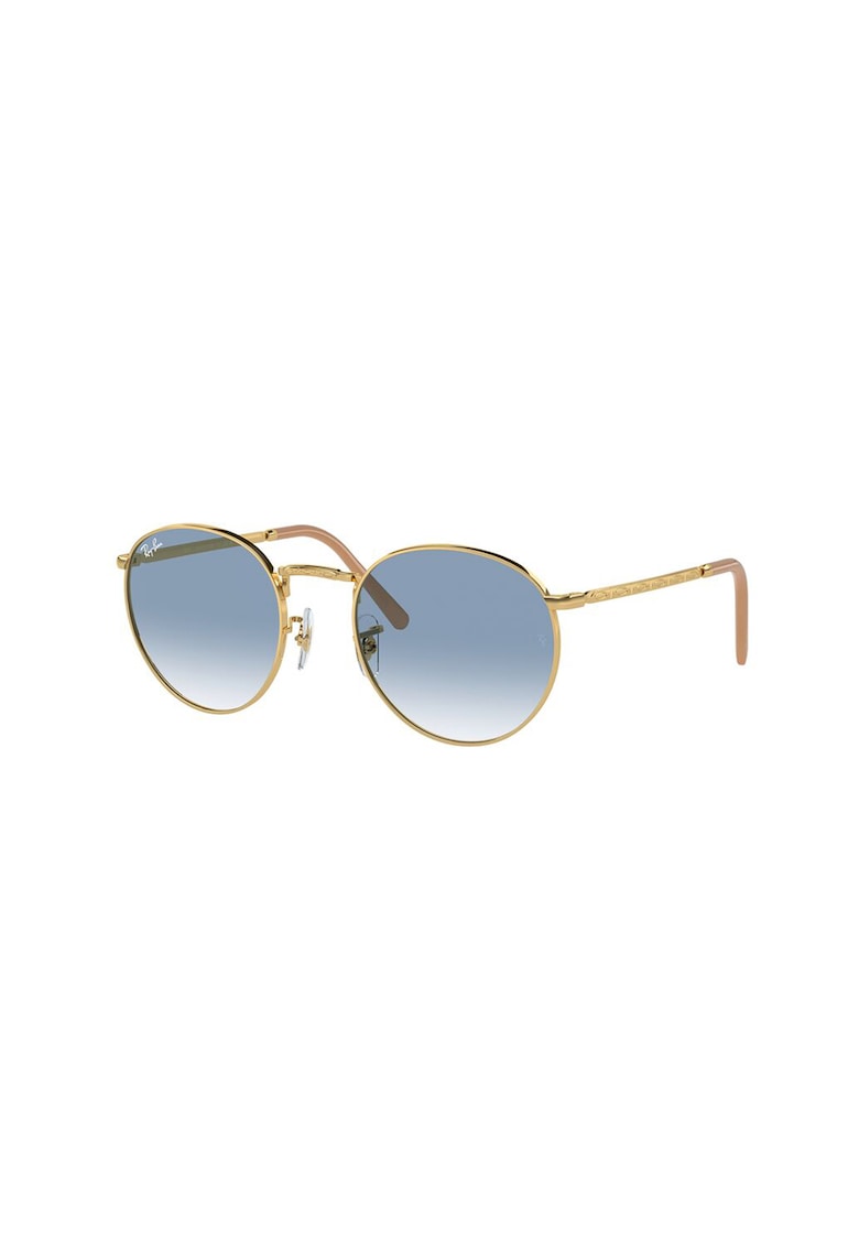 Ochelari de soare rotunzi unisex cu lentile in degrade