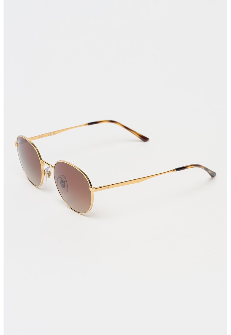 Ochelari de soare rotunzi unisex cu lentile in degrade