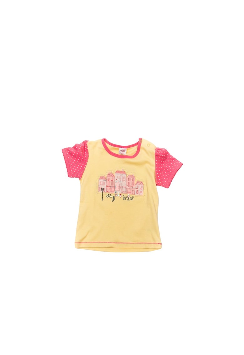 Tricou fete - JTSET1259 - Galben -