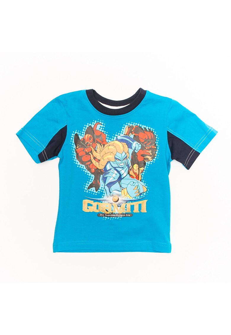 Tricou baieti - cu imprimeu - GOR372 - Albastru