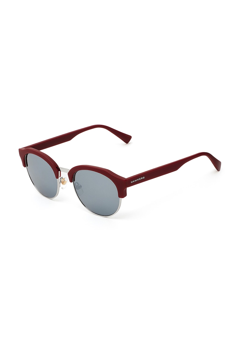 Ochelari de soare clubmaster unisex cu lentile oglinda