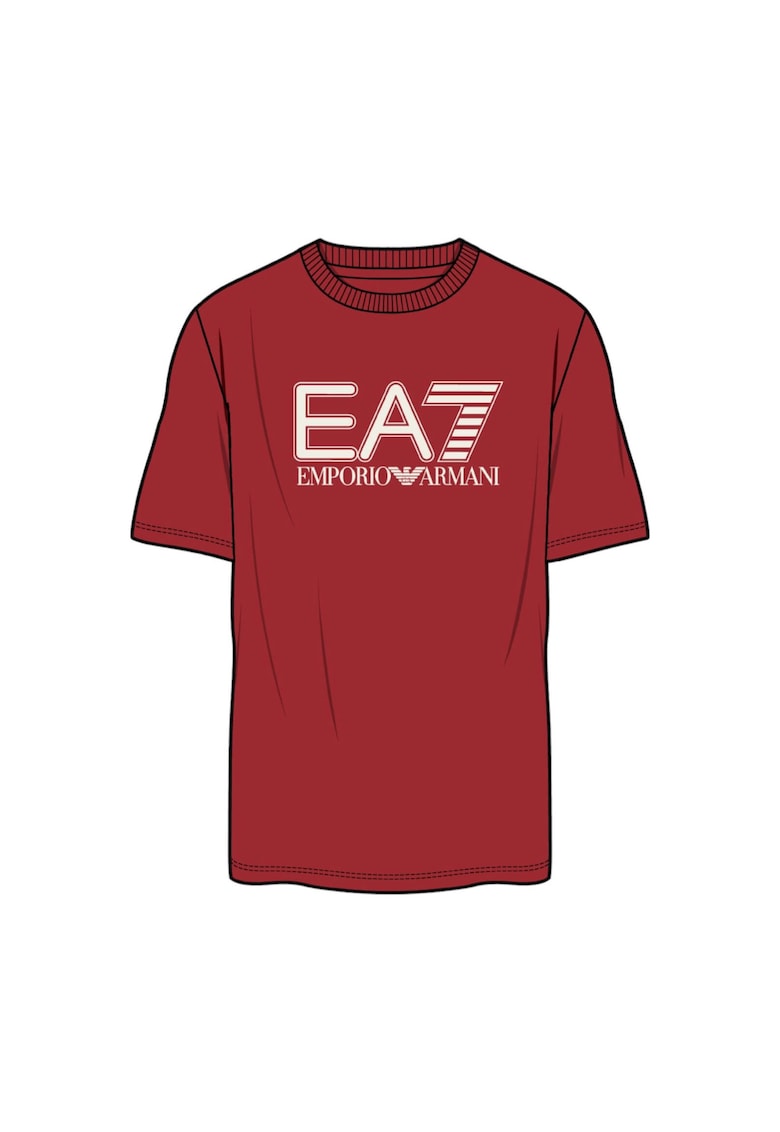 Tricou EA7 Visibility - PJVQZ-6DPT62-1461 35312 - Rosu