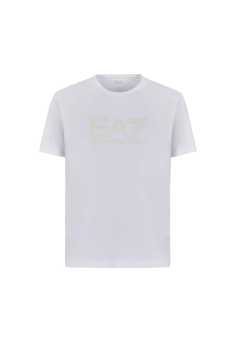 Tricou EA7 Visibility - PJVQZ-6DPT62-1100 35301 - Alb/Auriu