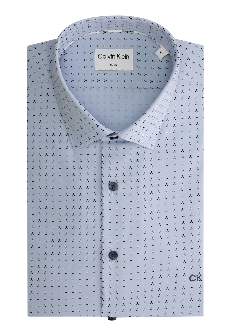 Camasa slim fit cu model