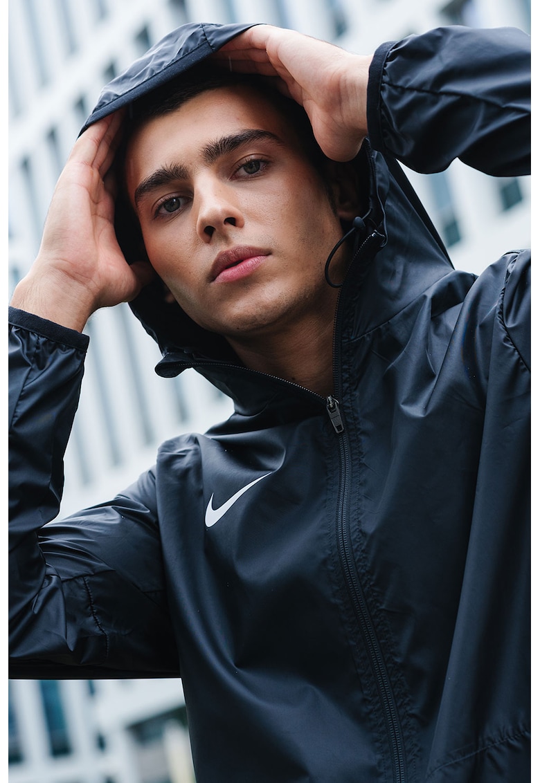 Jacheta cu gluga si fermoar - pentru fotbal