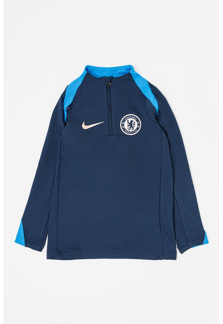 Bluza cu logo - pentru fotbal - Albastru royal/Bleumarin