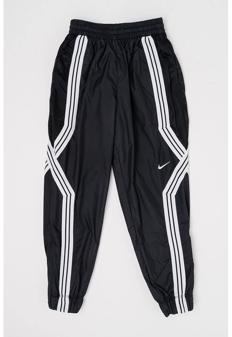 Pantaloni de trening cu logo - pentru antrenament - Alb/Negru