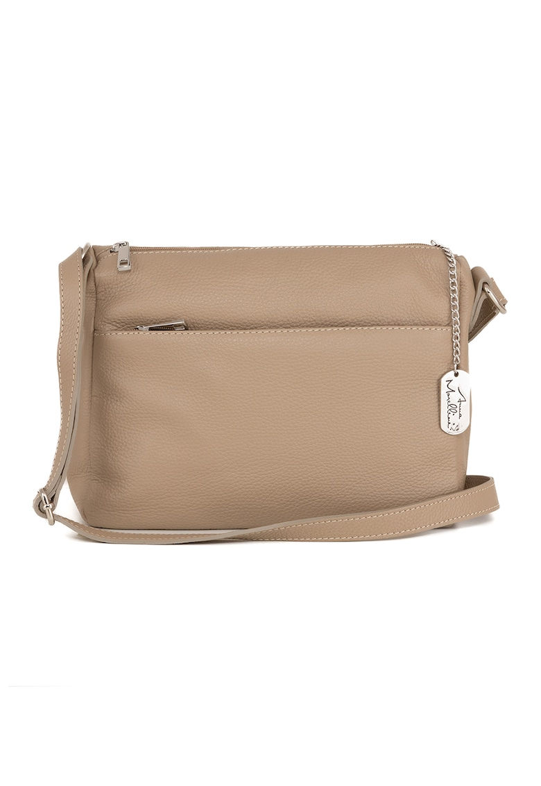 Geanta crossbody din piele cu aspect texturat