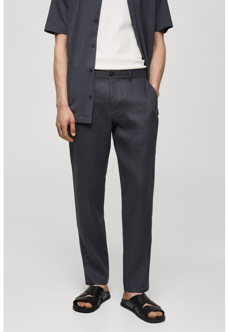 Pantaloni slim fit de in Oyster