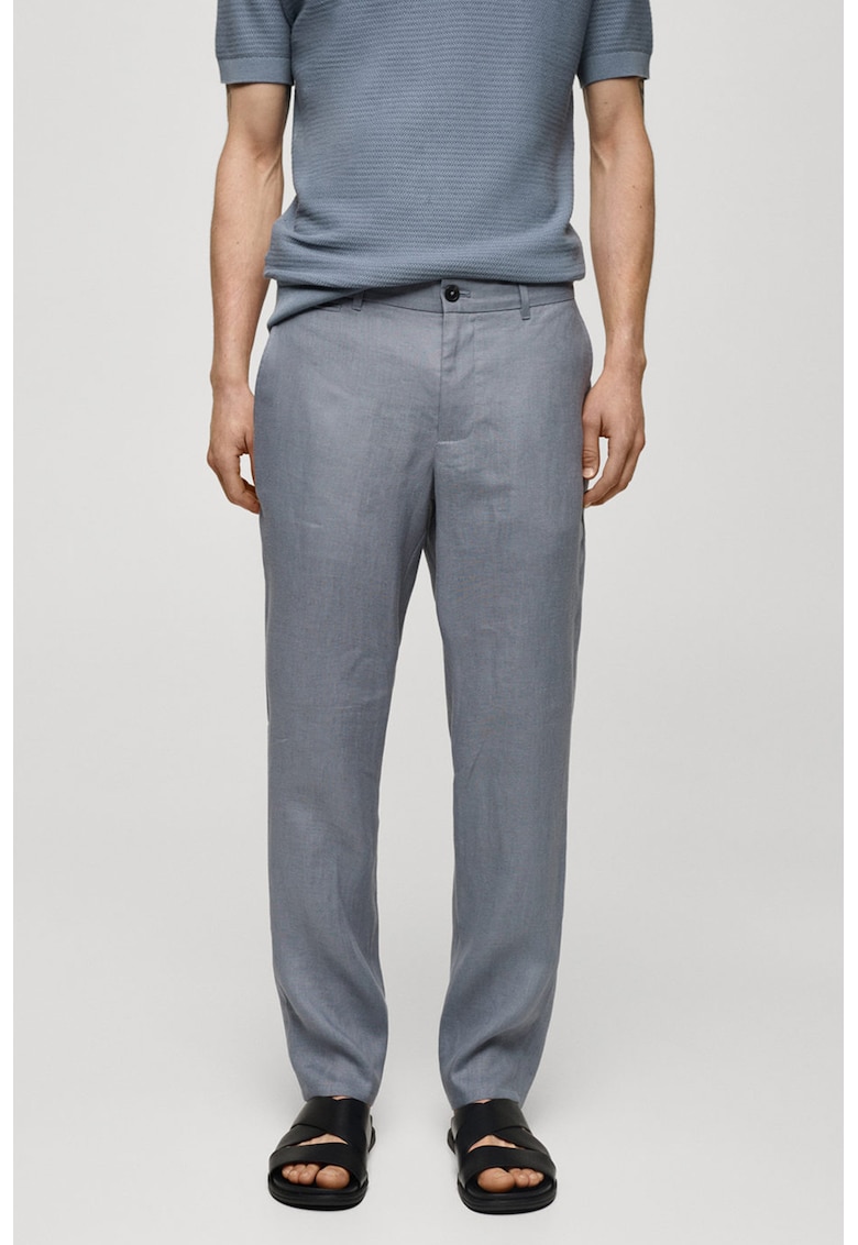 Pantaloni slim fit de in Oyster