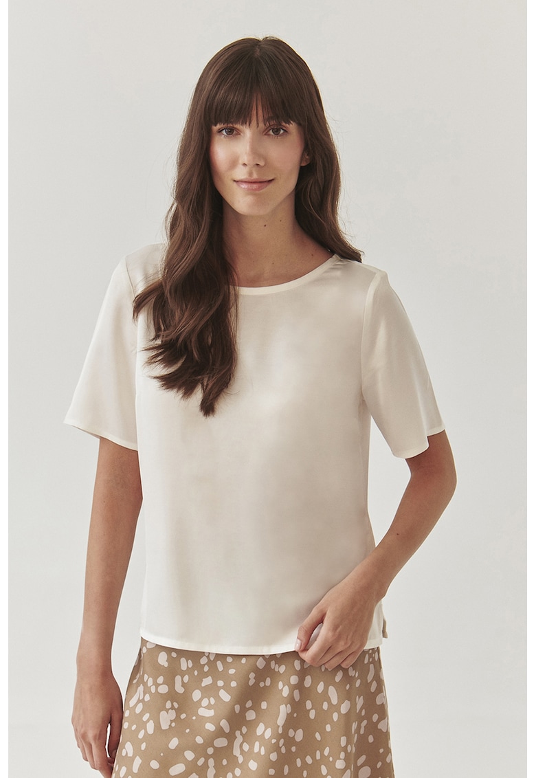 Bluza uni lejera cu maneci scurte Mekja