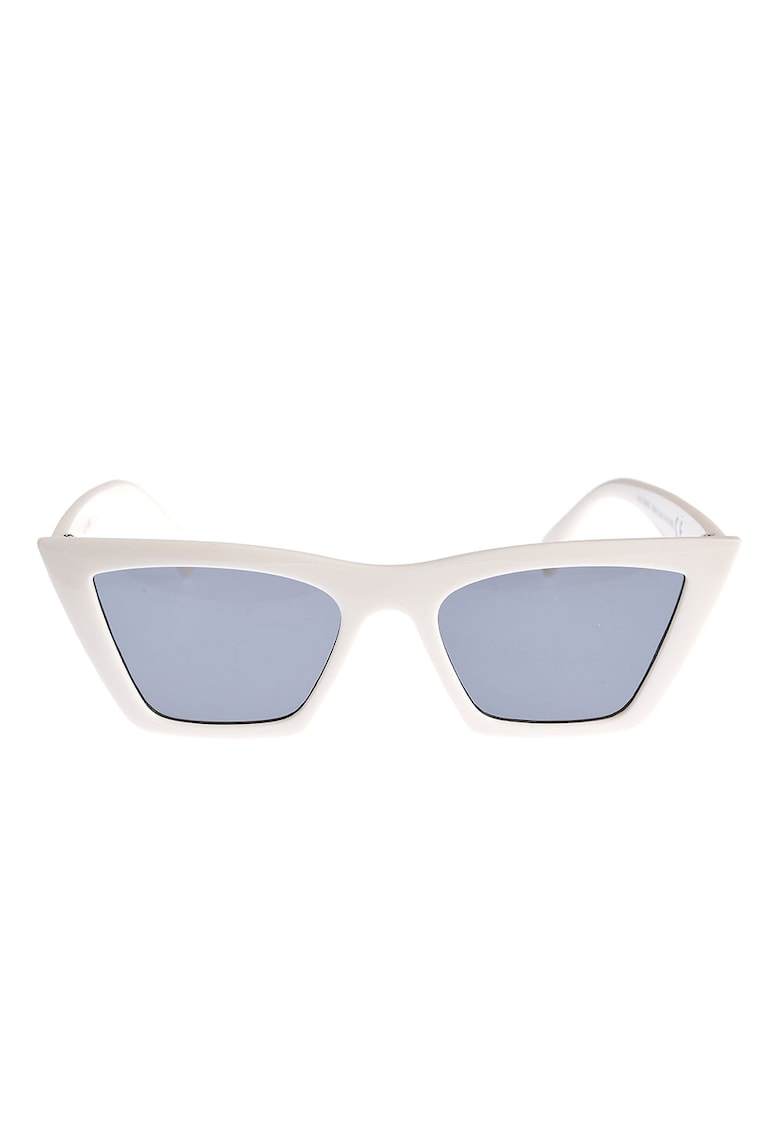 Ochelari de soare bej cu lentile albastre Ochelari de soare bej cu lentile albastre