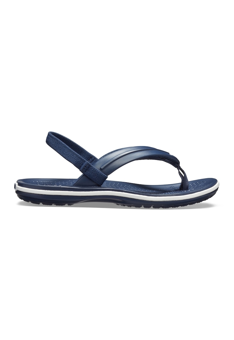 Papuci flip-flop cu bareta slingback si logo