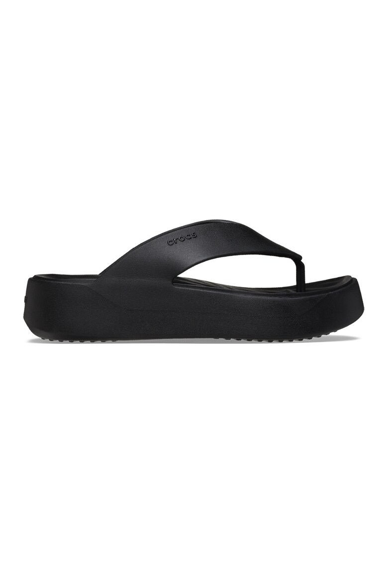 Papuci flip-flop cu talpa wegde
