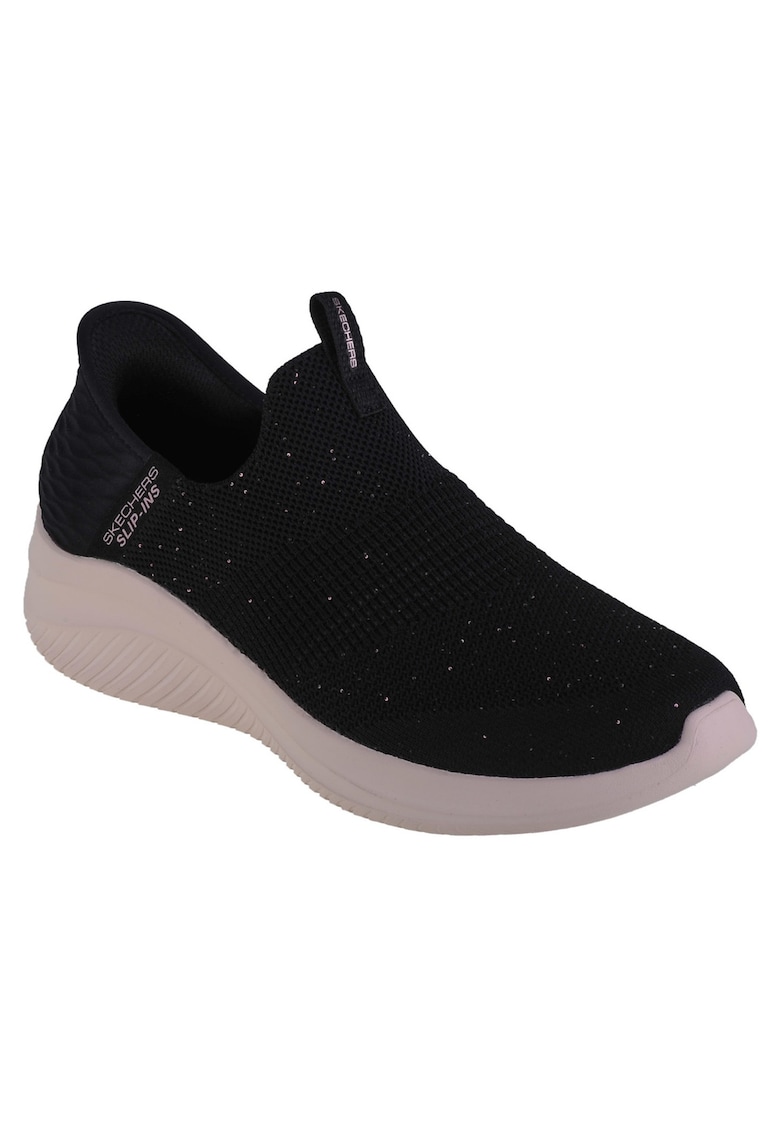 Tenisi dama Slip-ins: Ultra Flex 3.0 - Shiny Night - bej - Negru