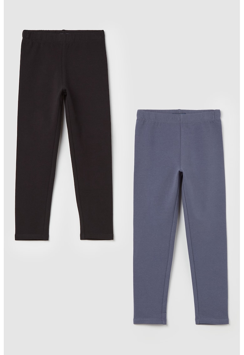 Set de colanti cu talie medie - 2 perechi