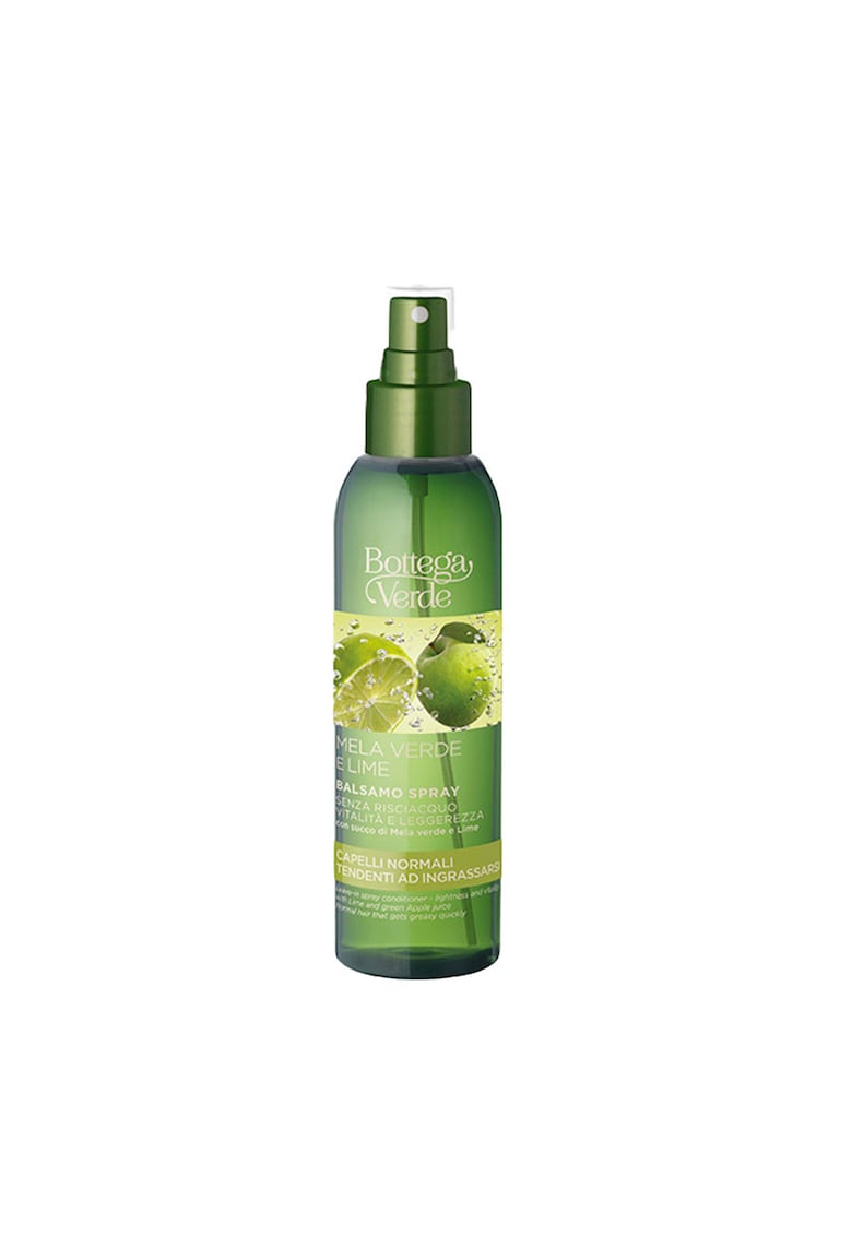 Balsam de Par Fara Clatire - Cu Lime si Mar Verde - Mela Verde - 150 ML - Hidratare si Curatare - Pentru Par Normal - Scalp Normal - Textura Lichida - Aroma Fresh si Protectie de Lunga Durata