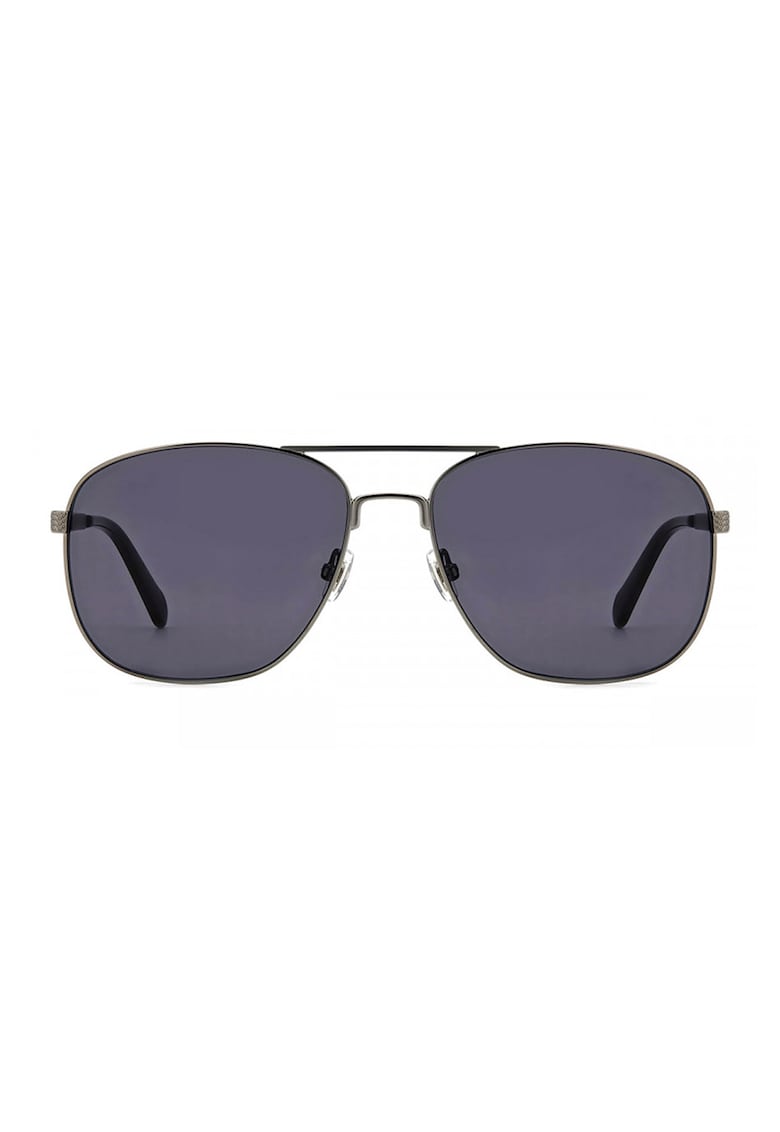 Ochelari de soare aviator cu lentile uni - Argintiu
