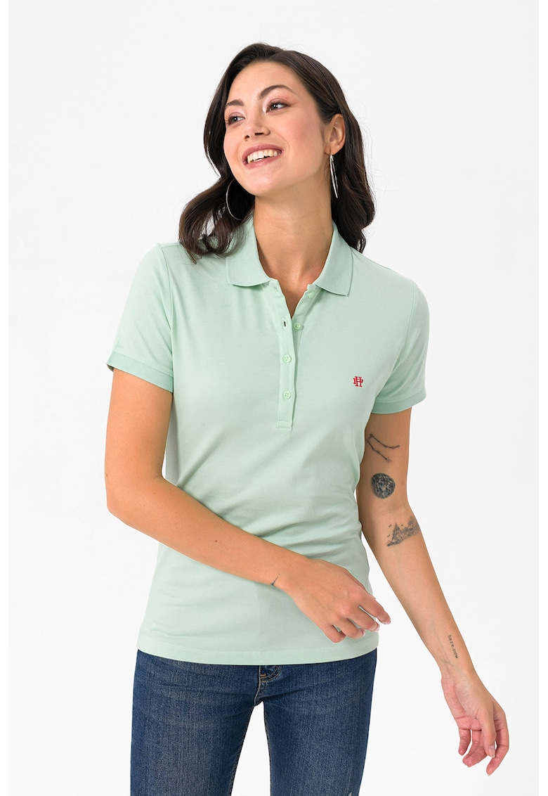 Tricou polo slim fit