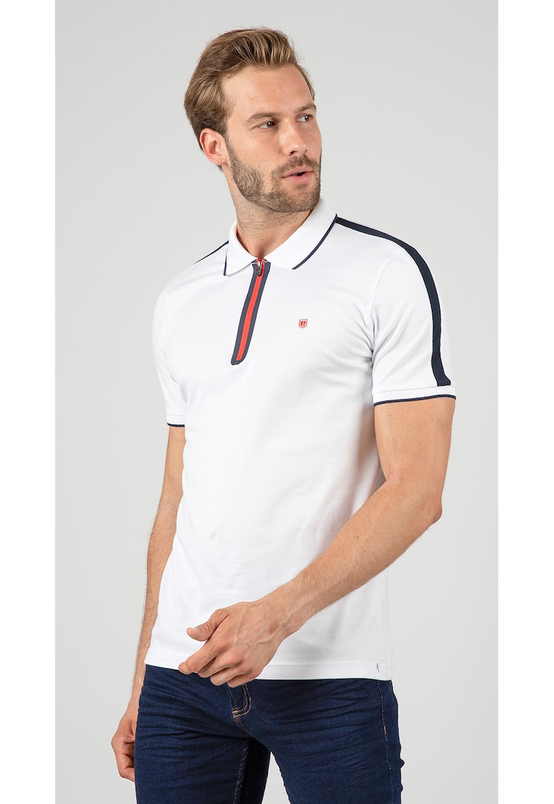 Tricou polo slim fit