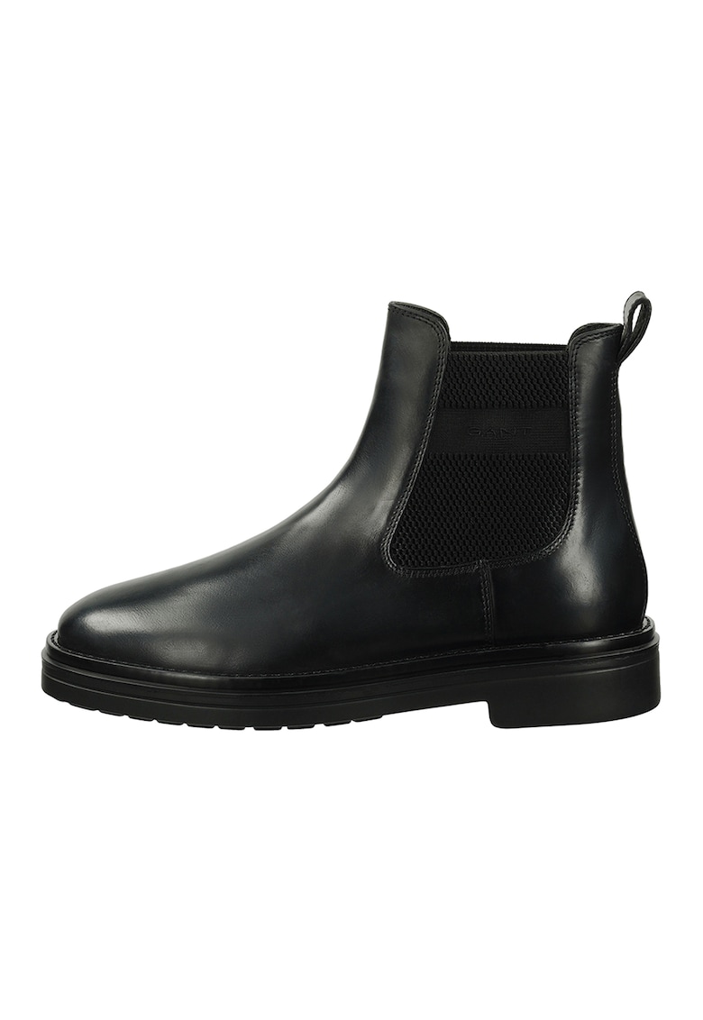 Ghete Chelsea din piele Boggar - Negru