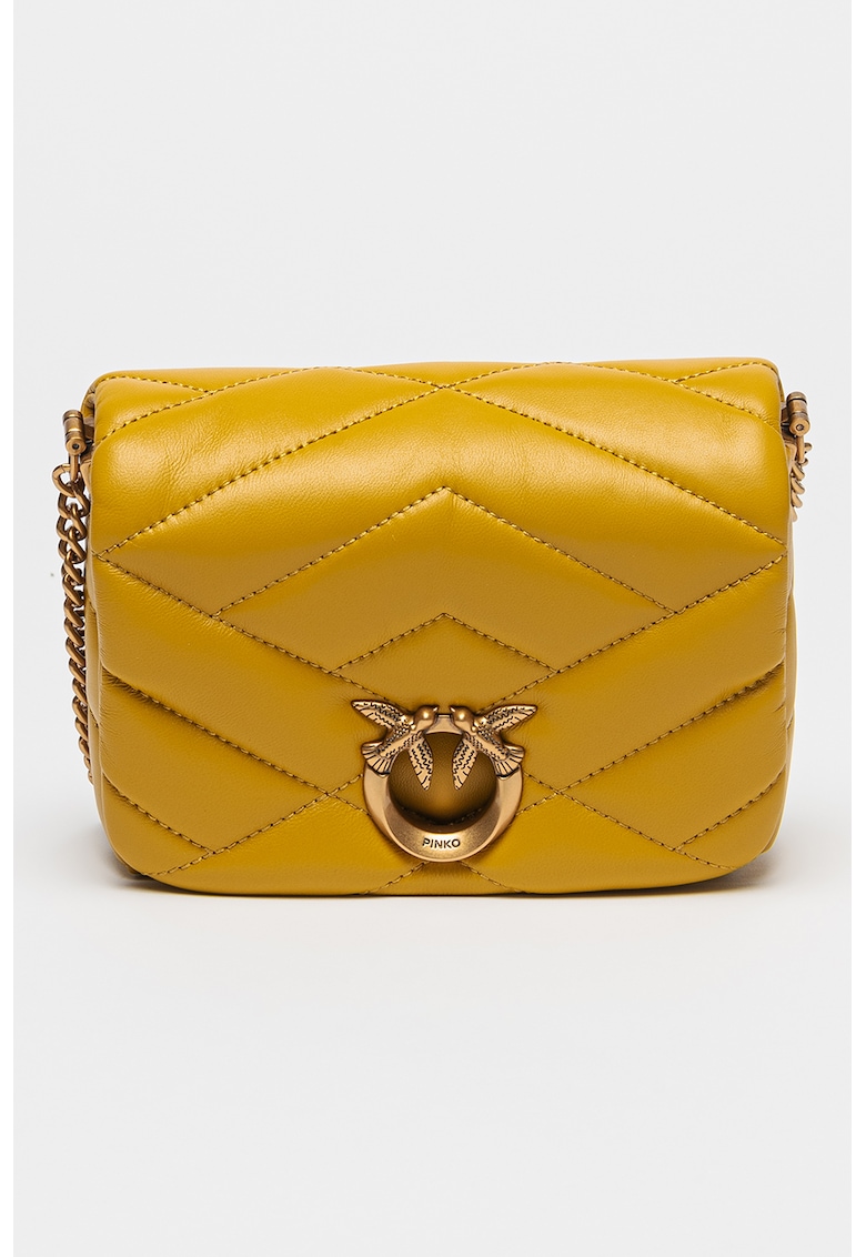 Geanta crossbody din piele Love Click Puff