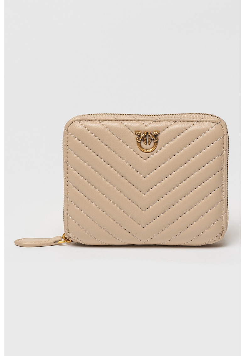 Portofel din piele cu fermoar Taylor