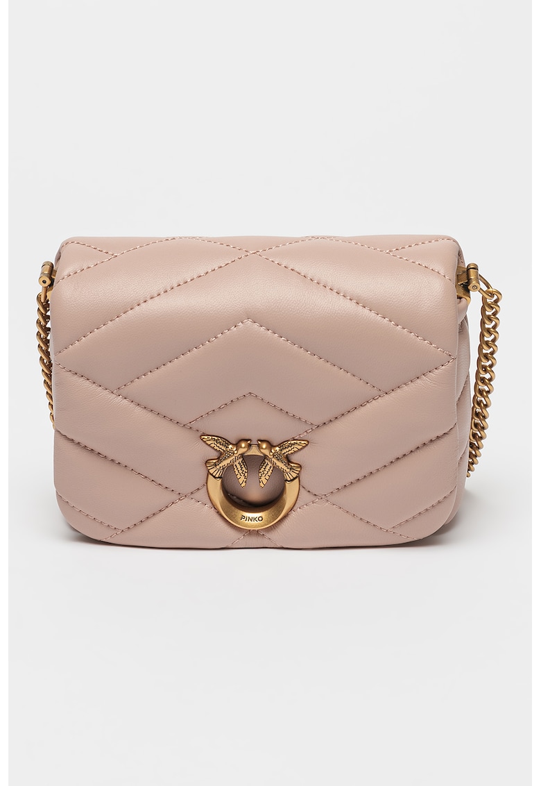 Geanta crossbody din piele Love Click Puff