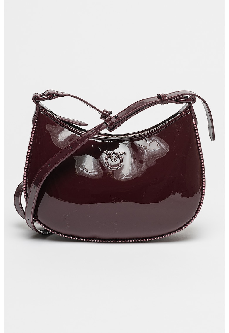 Geanta de piele ecologica mica Half Moon