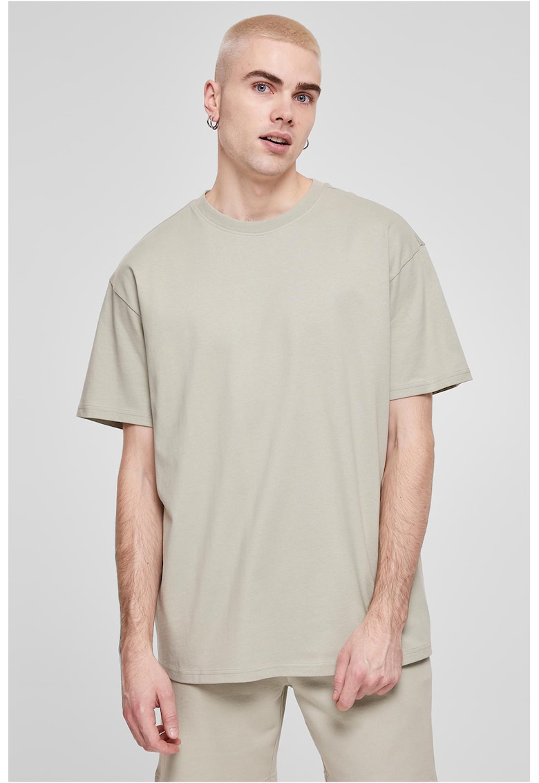 Tricou supradimensionat cu maneci cazute