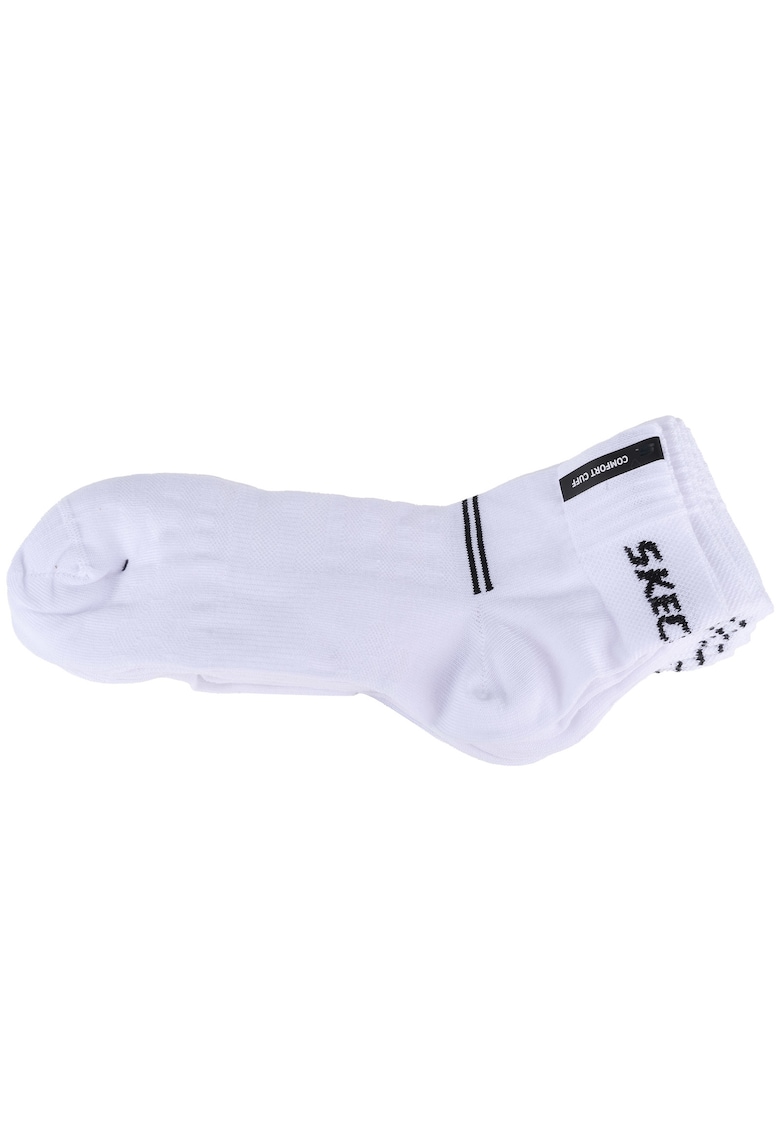 Set sosete Unisex - 5PPK Wm Mesh Ventilation Quarter Socks SK42017006-1000 - Alb - 5 buc - Alb