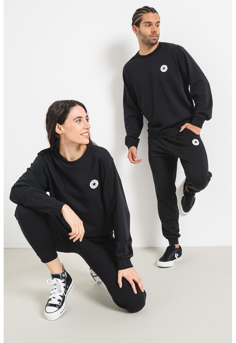 Pantaloni de trening unisex cu aplicatie logo