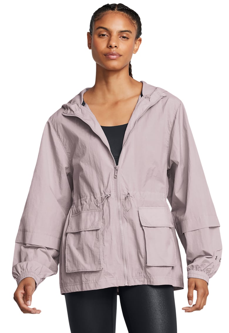 Jacheta cu finisaj rezistent la apa pentru antrenament