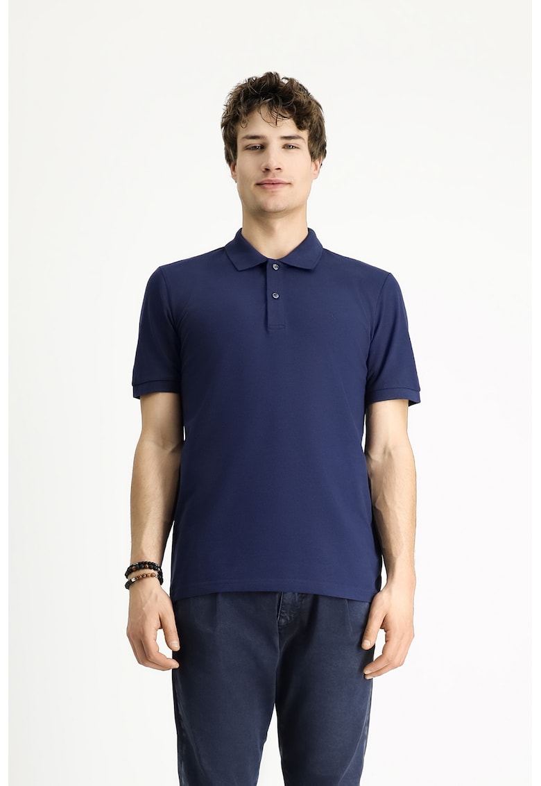 Tricou polo slim fit